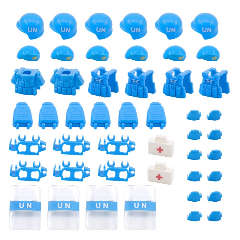 Lego Minifigure Holder - UN forza di pulizia della pace