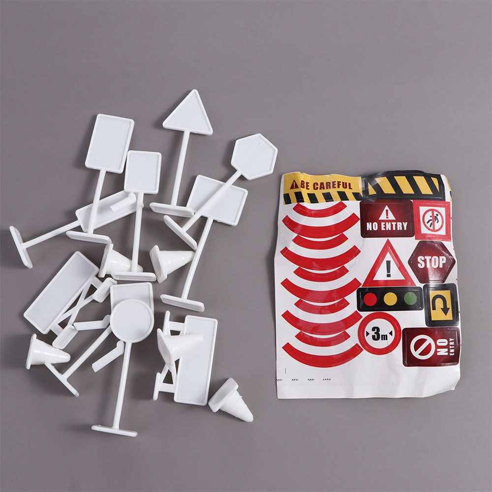 Lego Set City - 15 pz/set Sicurezza Educazione Segnali stradali
