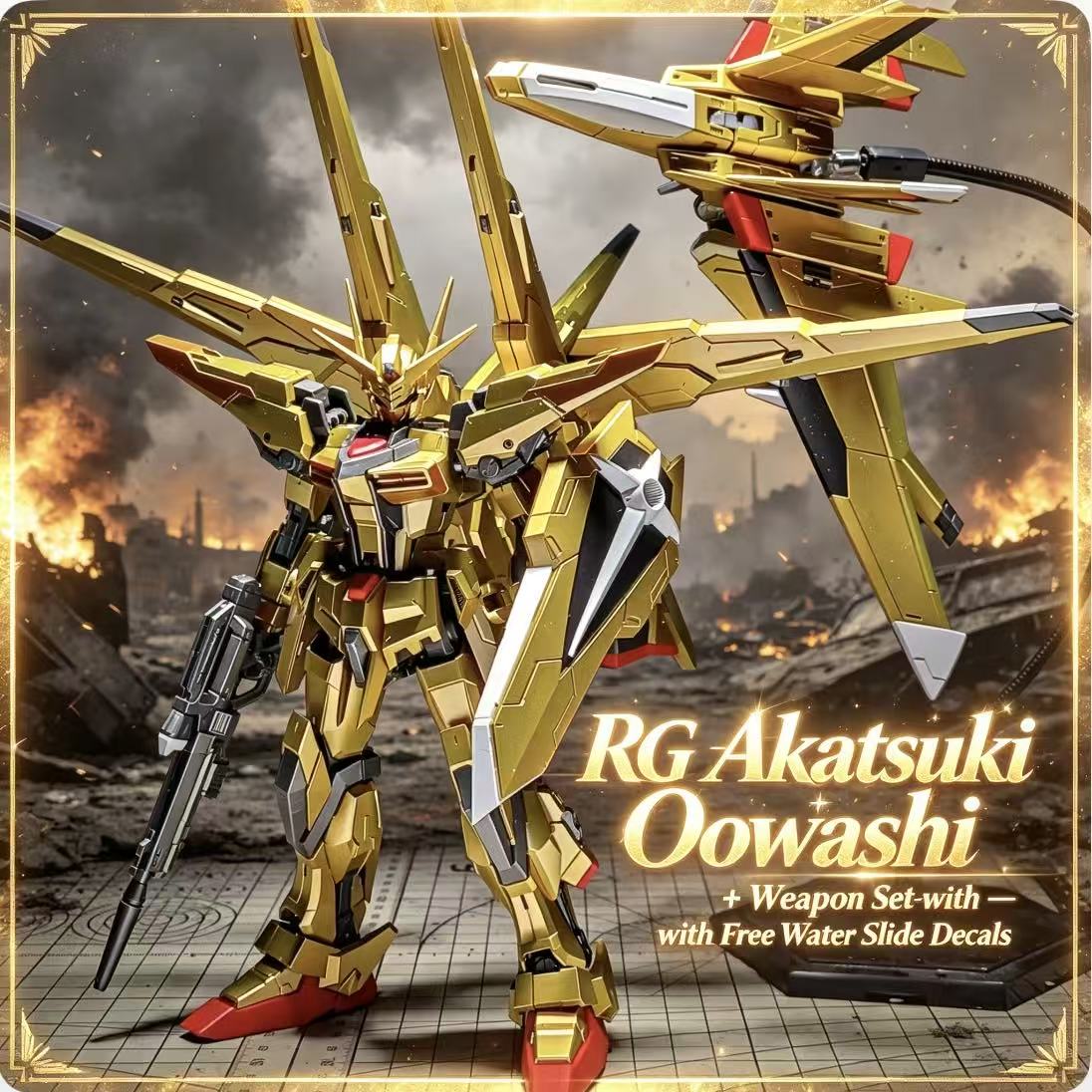 RG41 1/144 ORB-01 Akatsuki Oow - Bandai Model Gundam Rg recensione e prezzo